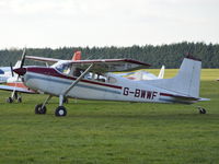 G-BWWF @ EGLM - Cessna 185A Skywagon at White Waltham. Ex N4893K - by moxy