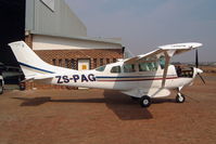 ZS-PAG @ FAVV - Cessna P.206B Super Skylane [P206-0320] Vereeniging~ZS 10/10/2003 - by Ray Barber