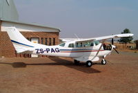ZS-PAG @ FAVV - Cessna P.206B Super Skylane [P206-0320] Vereeniging~ZS 10/10/2003 - by Ray Barber