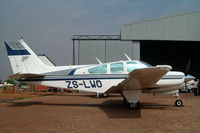 ZS-LWO @ FAVV - Beech 95-B55 Baron [TC-2115] Vereeniging~ZS 10/10/2003 - by Ray Barber