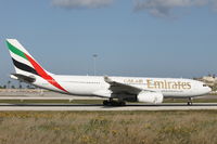 A6-EKT @ LMML - A330 A6-EKT Emirates Airlines - by Raymond Zammit