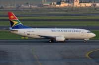 ZS-SBA @ FAJS - SAA B733F taxying to the runway. - by FerryPNL