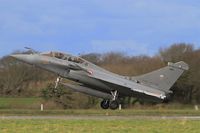 334 @ LFRB - Dassault Rafale B (4-11), On final for touch and go rwy 25L, Brest-Bretagne airport (LFRB-BES) - by Yves-Q