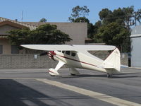 N273MD @ SZP - 2008 Dickenson Howard DGA-21 Mr. Dickenson, P&W R-1340-57 Wasp 600 Hp radial, taxi turn from hangar taxiway-will fly today - by Doug Robertson