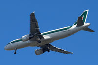 I-BIKG @ EGLL - Airbus A320-214 [1480] (Alitalia) Home~G 10/05/2011. On approach 27R. - by Ray Barber