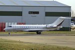 N146QS @ EGGW - 2014 Bombardier BD 700-1A10, c/n: 9615 at Luton - by Terry Fletcher