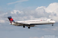 N915DN @ KSRQ - Delta Flight 1725 (N915DN) arrives at Sarasota-Bradenton International Airport following flight from Hartsfield-Jackson Atlanta International Airport