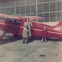N9156K @ YOUN - At Youngstown airport 1948 - by Franklin Miller by his son Lohring Miller