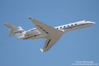 N614CM @ KSRQ - Gulfstream V (N614CM) departs Sarasota-Bradenton International Airport