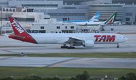 PT-MUB @ MIA - TAM 777-300 - by Florida Metal