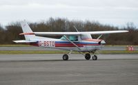 G-BSTO @ EGFH - Visiting Cessna 152. - by Roger Winser
