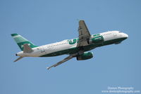 N746JB @ KSRQ - JetBlue Flight 940 (N746JB) departs Sarasota-Bradenton International Airport enroute to Boston-Logan International Airport