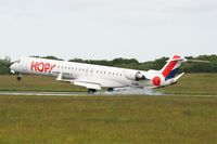 F-HMLM @ LFRB - Canadair Regional Jet CRJ-1000, Landing rwy 25L, Brest-Bretagne Airport (LFRB-BES) - by Yves-Q