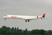 F-HMLM @ LFRB - Canadair Regional Jet CRJ-1000, On final rwy 25L, Brest-Bretagne Airport (LFRB-BES) - by Yves-Q