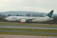 AP-BGZ @ EGCC - Boeing 777-240LR AP-BGZ landed a Manchester Airport. - by David Burrell