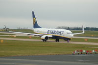 EI-EKJ @ EGCC - EI-EKJ Ryanair Boeing 737-8AS Taxiing Manchester Airport. - by David Burrell
