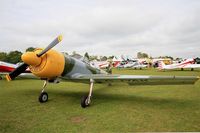 G-JYAK @ LFFQ - Yakovlev YAK-50, Static display, La Ferté-Alais airfield (LFFQ) Air show 2015 - by Yves-Q