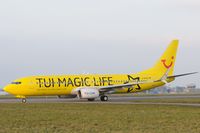 D-ATUG @ EGSH - Leaving Norwich as 'Magic Life' logo jet ! - by keithnewsome