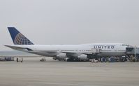 N121UA @ KORD - Boeing 747-400