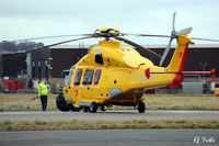 OO-NSF @ EGPD - At Aberdeen airport EGPD having landed at 1245hrs local time 2016-03-19 on its delivery flight for newly based NHV Helicopters. To join sister ships 'D' and 'E' already in situ. - by Clive Pattle