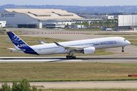 F-WXWB @ LFBO - Airbus A350-941, Landing rwy 14R, Toulouse-Blagnac airport (LFBO-TLS) - by Yves-Q