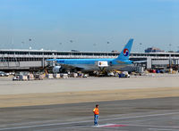 HL8210 @ KIAD - At the gate, Dulles - by Ronald Barker