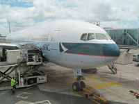 B-KQZ @ NZAA - on stand from departure lounge - Hong Kong here I come! - by magnaman