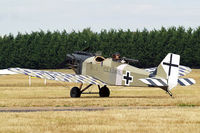 G-BNPV @ EGLM - Bowers Fly Baby 1-A (PFA 016-11120) White Waltham~G 12/07/2010 - by Ray Barber