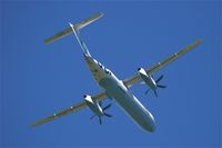 G-JECZ @ LFRB - De Havilland Canada DHC-8-402Q Dash 8, Take off rwy 07R, Brest-Bretagne airport (LFRB-BES) - by Yves-Q