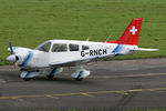 G-RNCH @ EGNV - Piper PA-28-181 Cherokee Archer II at Durham Tees Valley Airport, September 2006. - by Malcolm Clarke