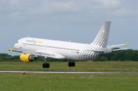 EC-KLT @ LFRB - Airbus A320-216, Landing rwy 25L, Brest-Bretagne Airport (LFRB-BES) - by Yves-Q