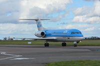 PH-KZK @ EGSH - Just landed at Norwich. - by Graham Reeve