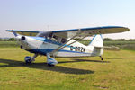 G-BRZK @ X5FB - Stinson 108-2 Voyager, Fishburn Airfield, June 2006. - by Malcolm Clarke