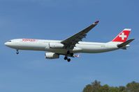HB-JHI @ LLBG - Flight from Zurich, landing on runway 30. - by ikeharel