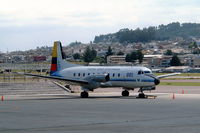 FAE684 @ SEQU - Avro 748-2A/267 [1684] (Ecuadorian Air Force) Quito-Mariscal Sucre Int'l~HC 02/04/2003 - by Ray Barber