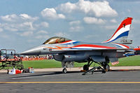 J-624 @ EGUN - General Dynamics F-16A Fighting Falcon [6D-56] (Royal Netherlands Air Force) RAF Mildenhall~G 29/05/1993 - by Ray Barber