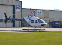 F-GGAX @ EGKA - Agusta Bell AB-206B Jet Ranger II at Shoreham. - by moxy