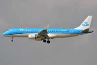 PH-EZB @ EHAM - KLM Cityhopper Embraer 190 landing - by FerryPNL