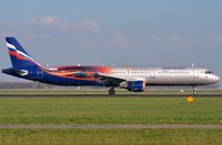 VP-BTL @ EHAM - Aeroflot A321 promoting ManU - by FerryPNL