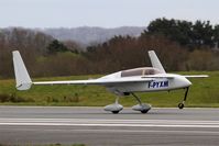 F-PYXM @ LFRB - Rutan Long-EZ, landing rwy 25L, Brest-Bretagne airport (LFRB-BES) - by Yves-Q