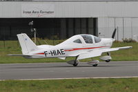 F-HIAE @ LFRB - Tecnam P2002 JF, Landing rwy 25L, Brest-Bretagne airport (LFRB-BES) - by Yves-Q