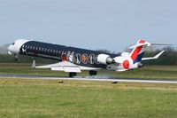 F-HMLK @ LFRB - Bombardier CRJ-1000EL NG, Landing rwy 25L, Brest-Bretagne airport (LFRB-BES) - by Yves-Q