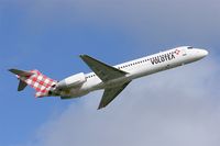 EI-FCU @ LFRB - Boeing 717-2BL, Take off rwy 07R, Brest-Bretagne airport (LFRB-BES) - by Yves-Q