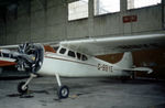 G-BBYE @ EGSU - Cessna 195 as seen at Duxford in September 1976. - by Peter Nicholson