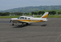 N40852 @ O69 - Locally-based 1973 Piper PA-28R-200 Cherokee taxiing to home ramp @ Petaluma Municipal Airport, CA - by Steve Nation