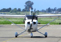 N3144V @ KAPC - Tiburon Sam taxis in @ Napa County Airport, CA following his first flight ever at the controls - I DID IT! - by Steve Nation