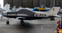 G-PION @ EGPT - Hangared at Perth EGPT - by Clive Pattle