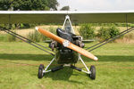 G-AYAN @ X5FB - Slingsby Cadet Motor Glider III (Slingsby T-31 glider conversion), a one time resident at Fishburn Airfield, July 2008. - by Malcolm Clarke