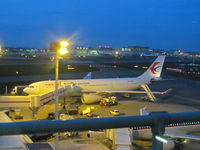 B-5961 @ EGLL - Night shot from viewing gallery at terminal 4 (passengers only sadly get to access this area) - by magnaman