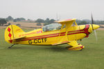 G-CCTF @ X5FB - Aerotek Pitts S-2A at Fishburn Airfield in August 2010. - by Malcolm Clarke